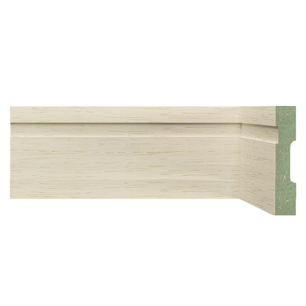 Kit Rodapé de MDF 15 Barras Frisadas de 10cm x 2,40m Rende 36 Metros Moldufama Decapê Provence
