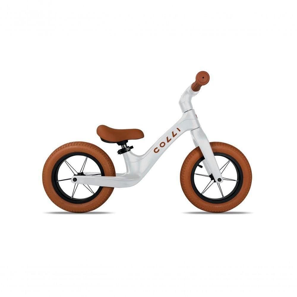 Bicicleta Infantil Colli Aro 12 Balance Quadro Em Nylon Rodas Em Aluminio Branco