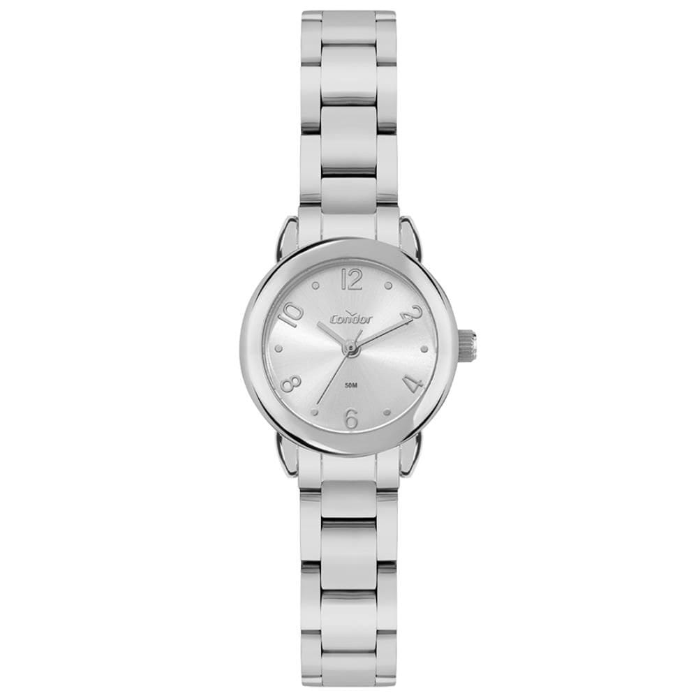 Relógio Condor Feminino Ref: Co2035nlq/4k Casual Prateado