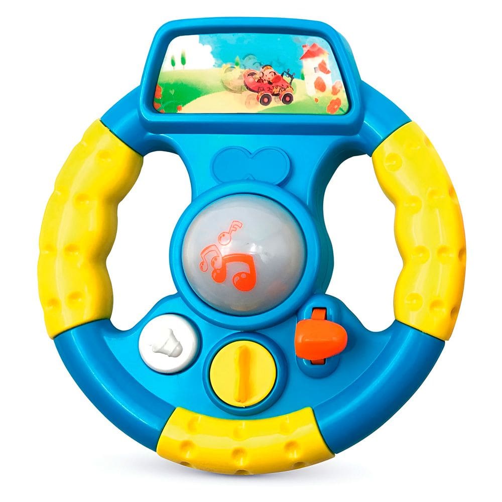 Volante Infantil Interativo Musical Educativo com Luz