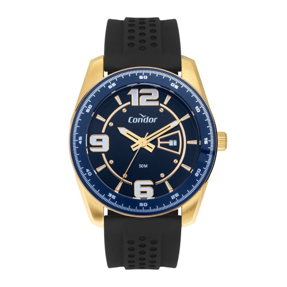 Relógio Condor Masculino Ref: Co2115nbj/5a Esportivo Dourado
