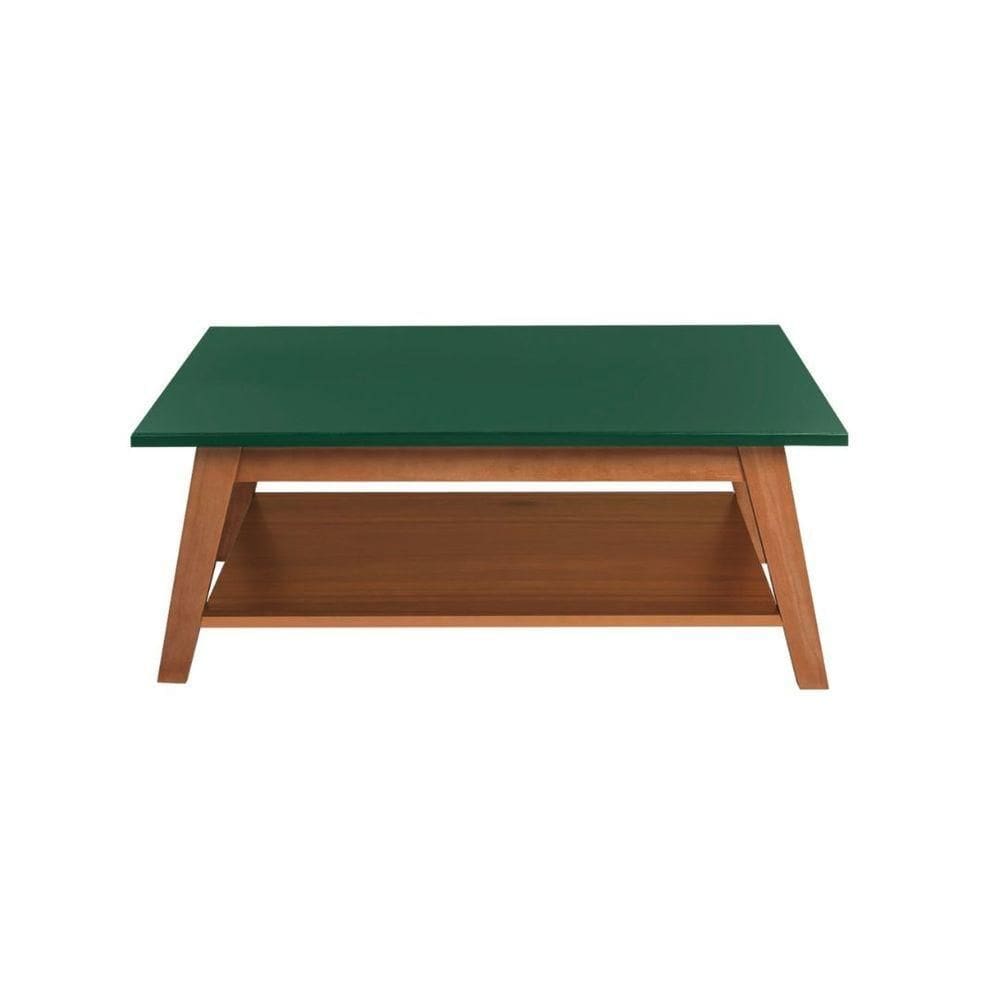 Mesa De Centro Madeira Maciça New Veneza Verde