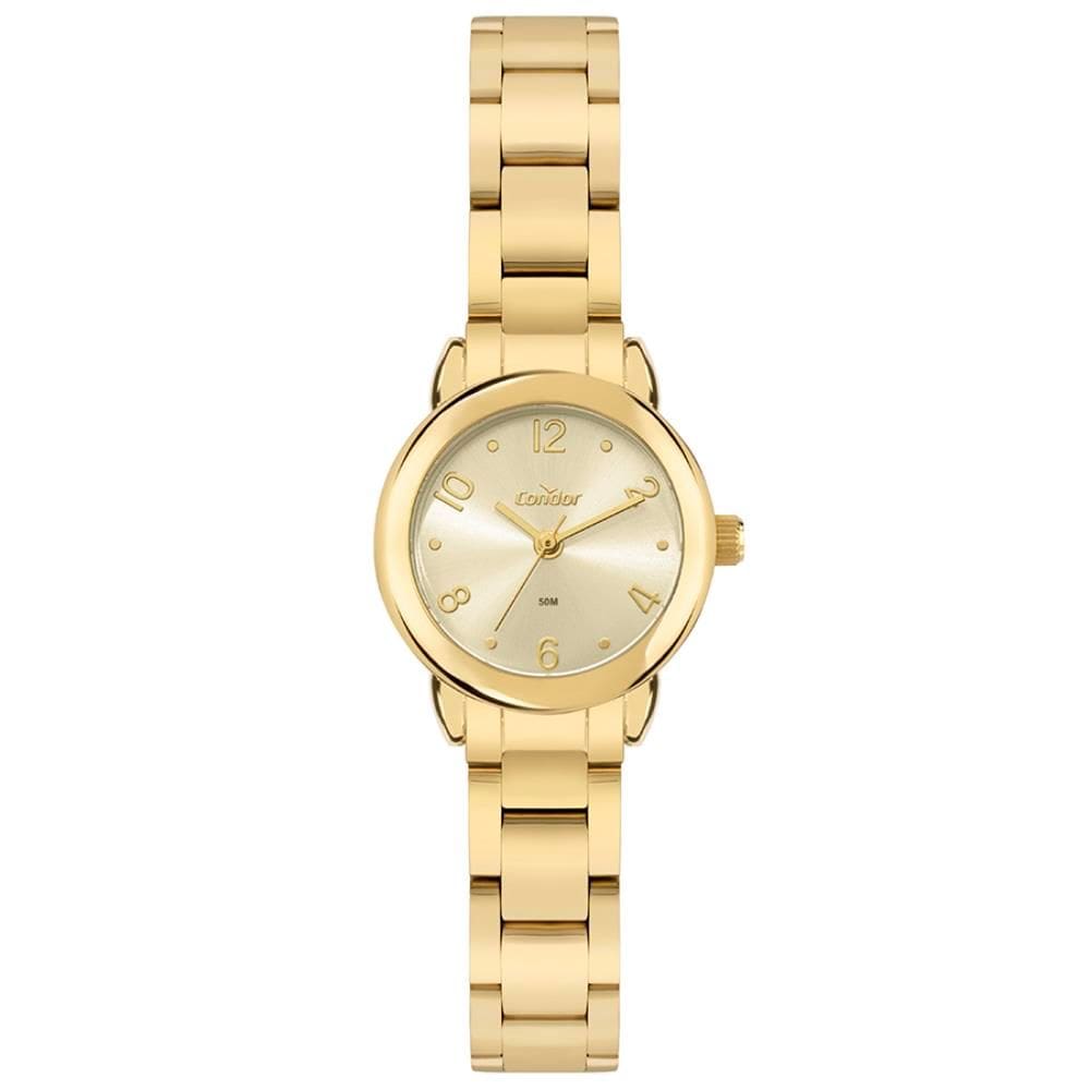 Relógio Condor Feminino Ref: Co2035nlr/4x Casual Dourado