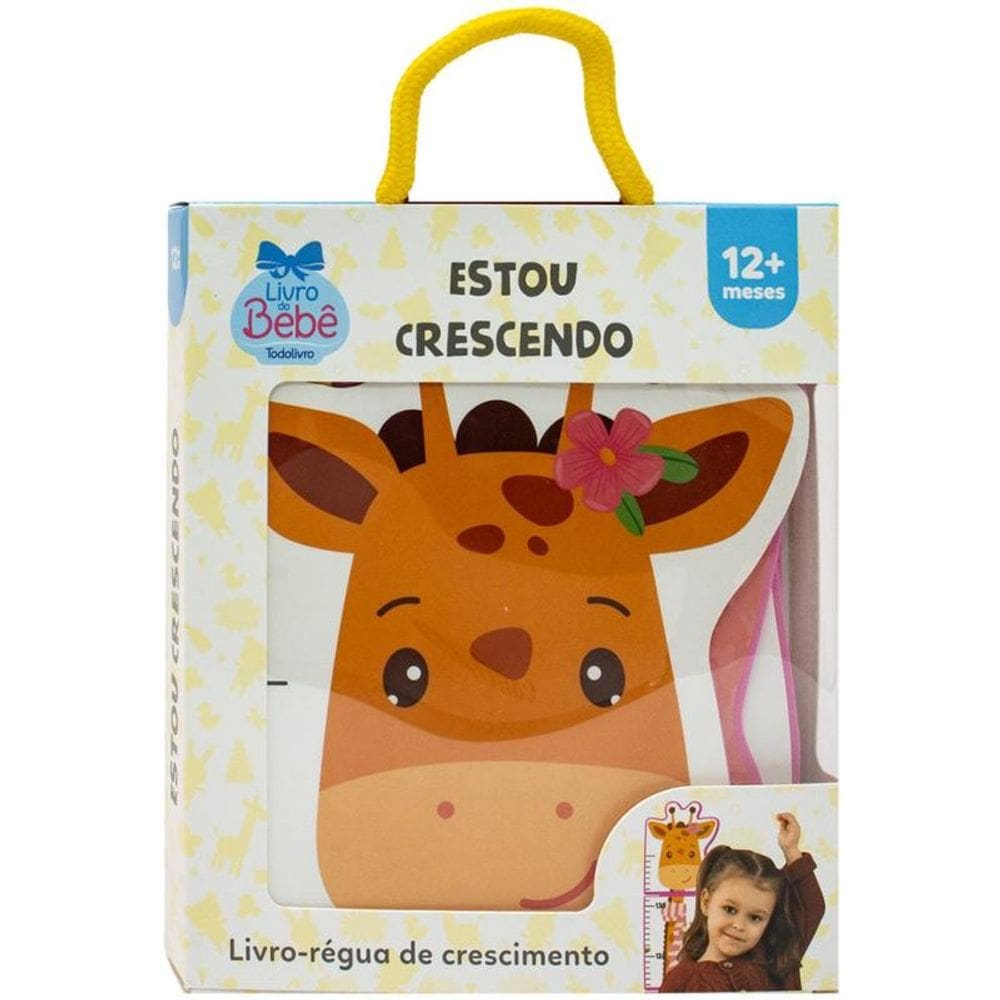 Livro-Leporello Estou Crescendo - Rosa
