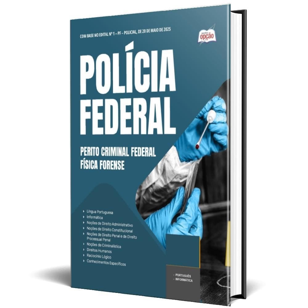 Apostila Polícia Federal Pf 2025 Perito Criminal Federal