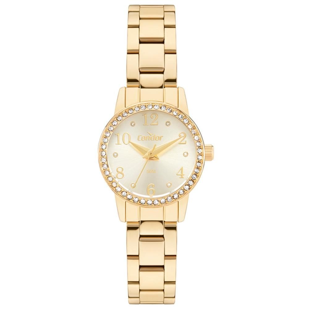 Relógio Condor Feminino Ref: Co2035ncu/4x Casual Dourado