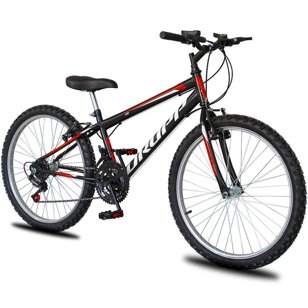 Bicicleta Aro 24 Dropp Sport Infantil Adulto18 vel marchas Freio V-Brake
