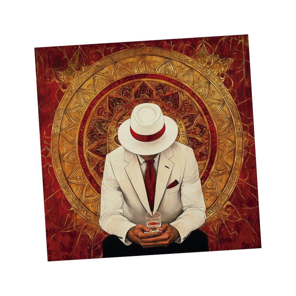 Toalha para Leitura de Tarô é Pilintra Detalhada 70 cm