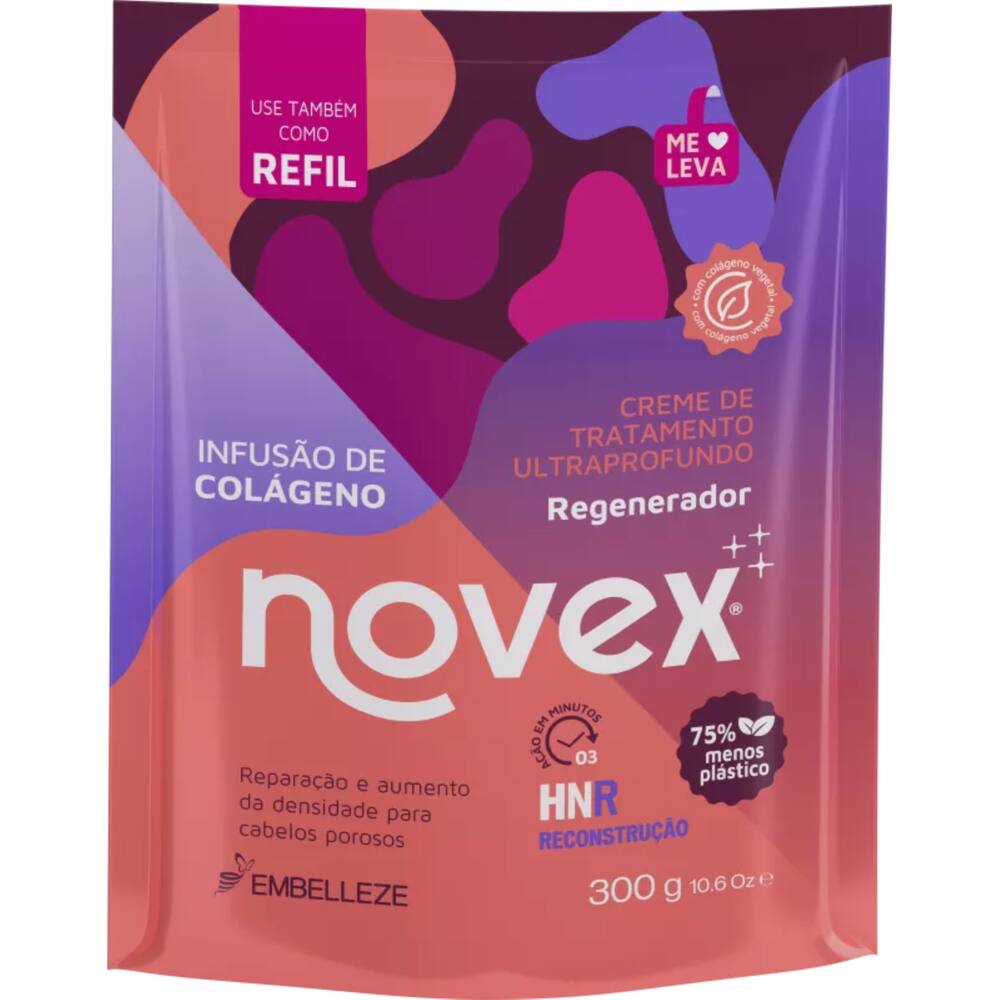 Creme de Tratamento Novex Colágeno Ultraprofundo Refil 300g