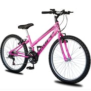 Bicicleta Aro 26 Infantil Feminina 18 vel marchas Dropp Sport Freio V-Brake