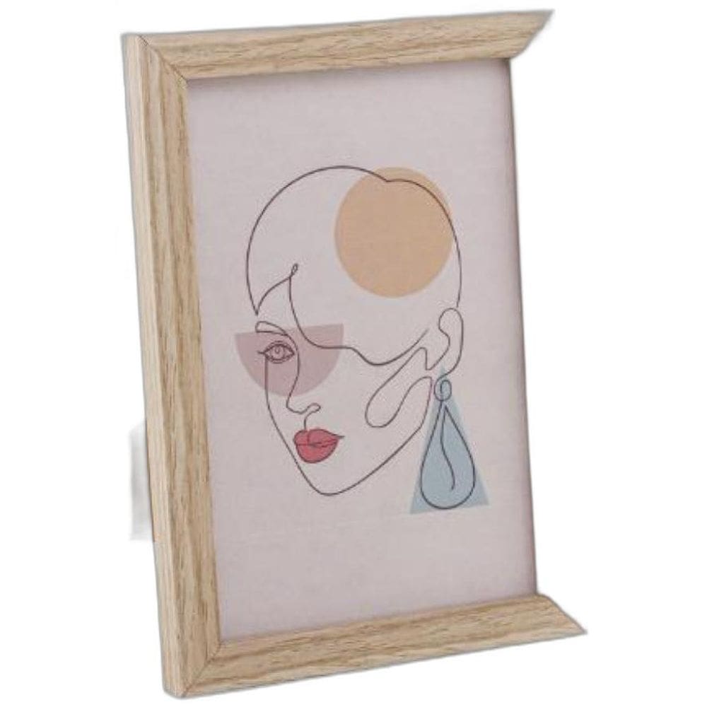 Porta Retrato Mdf Areia 10X15Cm Lyor