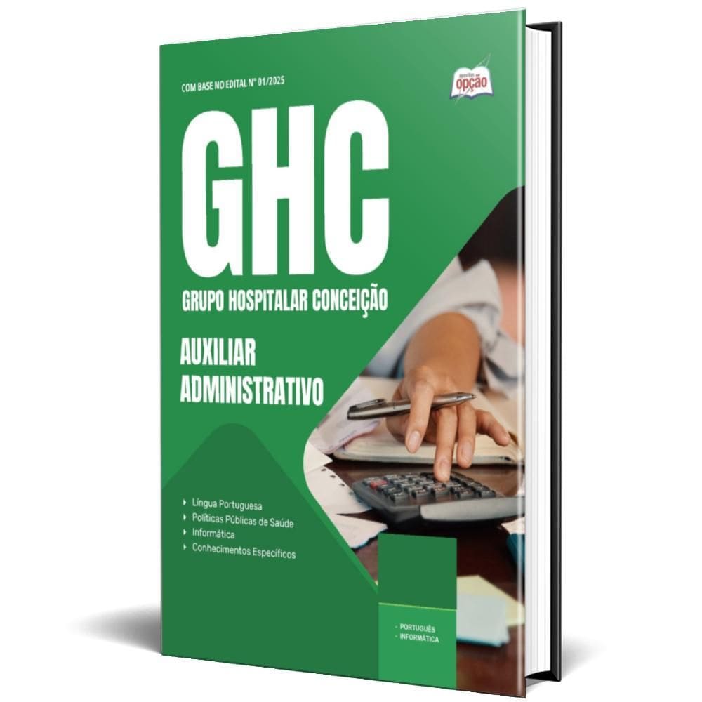 Apostila Ghc 2025 Auxiliar Administrativo