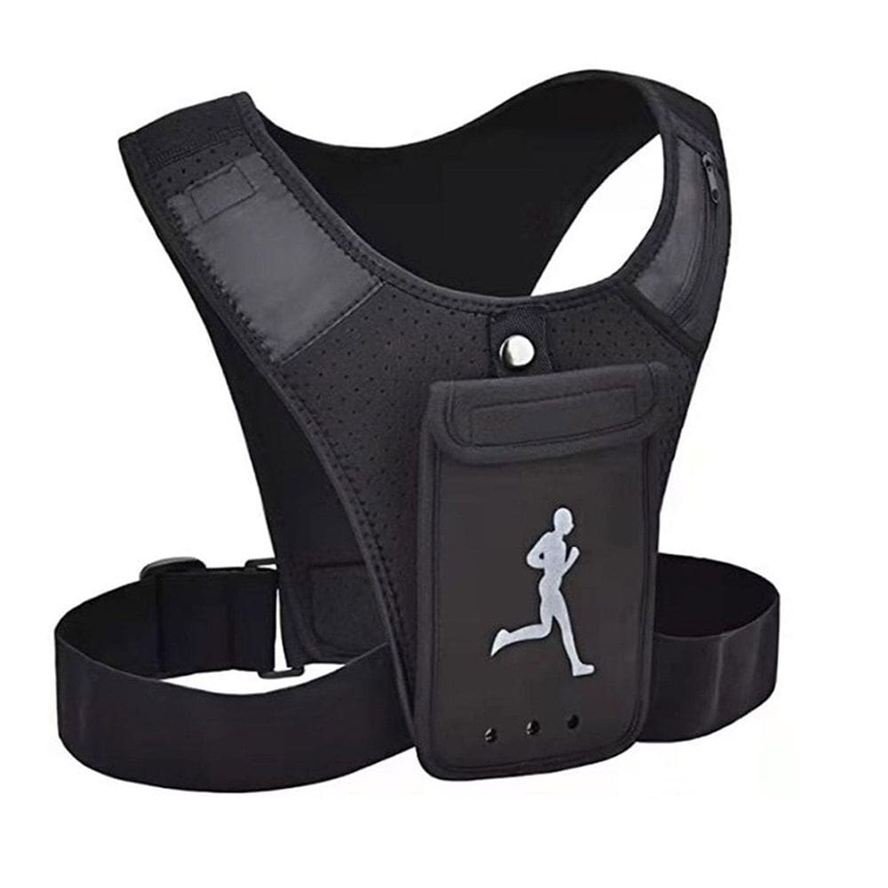Colete Refletivo Esportivo Para Corrida Com Suporte Telefone