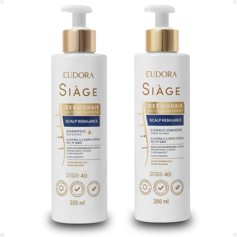Kit Dermohair Scalp Rebalance: Shampoo E Condicionador