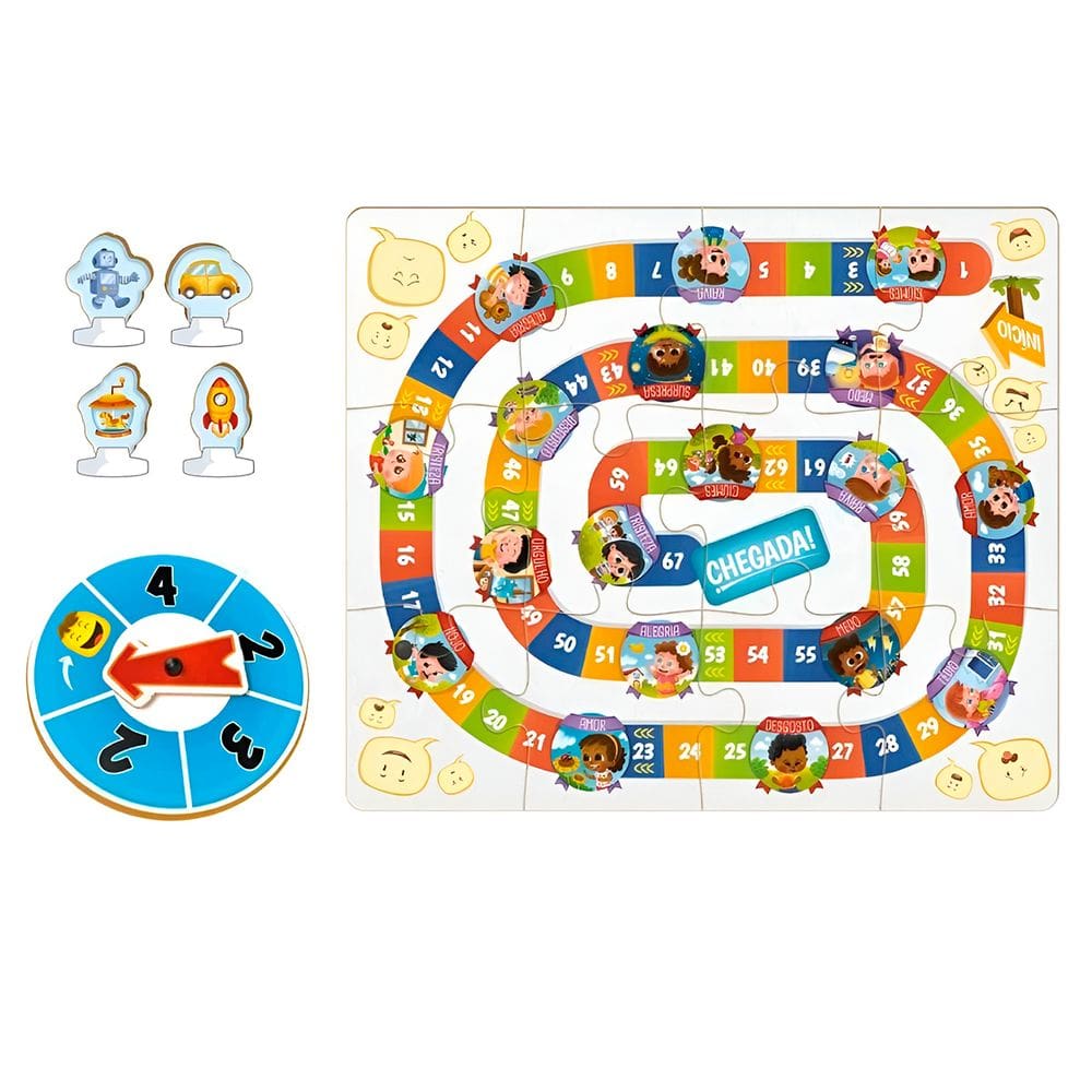 Brinquedo Jogo Educativo Expressando Emoções Desenvolvimento