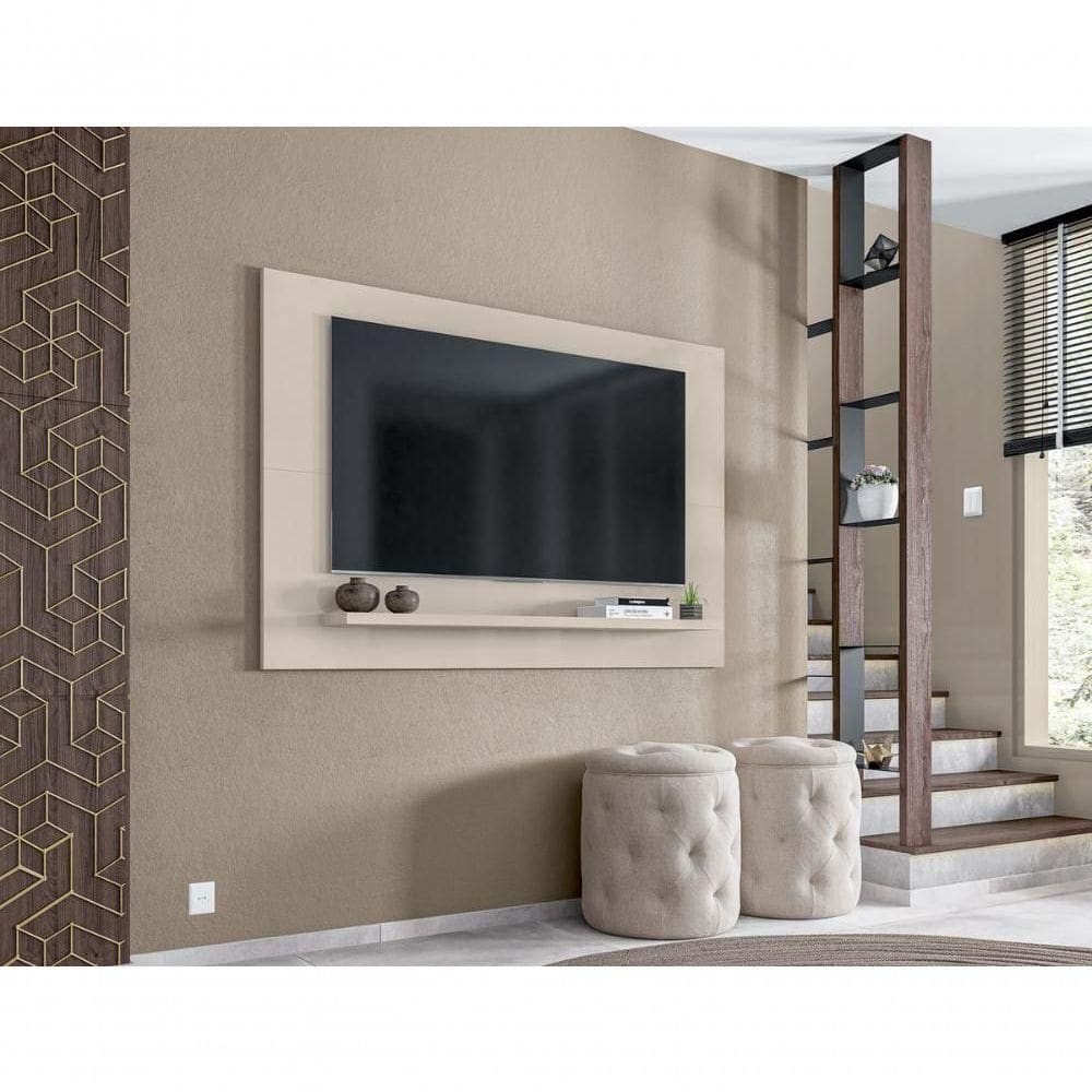 Painel Safira Com Prateleira P/ Tvs Ate 50`` Cedro
