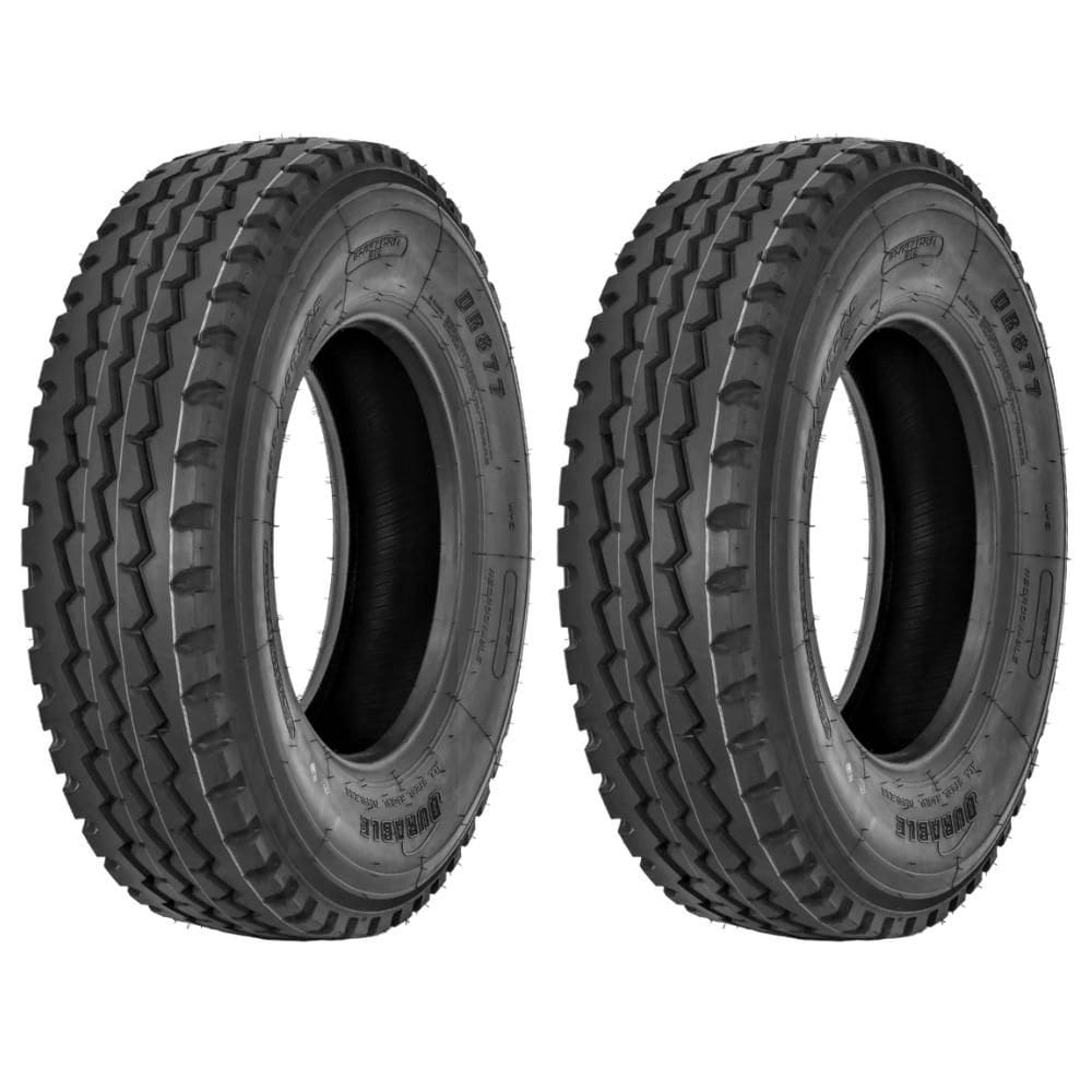 Kit 2 Pneus 275/80R22.5 Liso Misto 16 Lonas 149/146M DR877 Durable