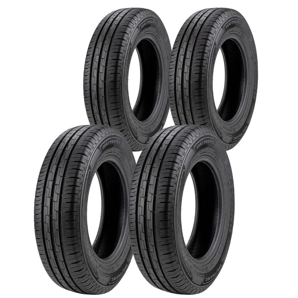 Kit 4 Pneus 195/75R16 C 10 Lonas 110/108R Argos RF19 Roadking