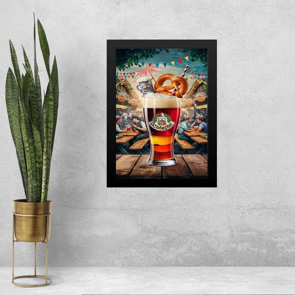 Quadro Decorativo Cerveja - Oktoberfest 33X24Cm