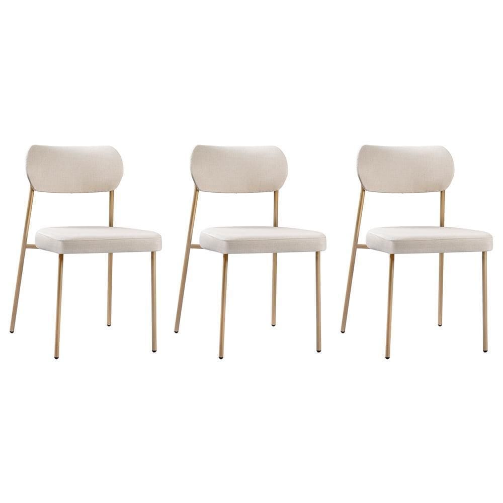 Conjunto 3 Cadeiras Lavínia- Salaone