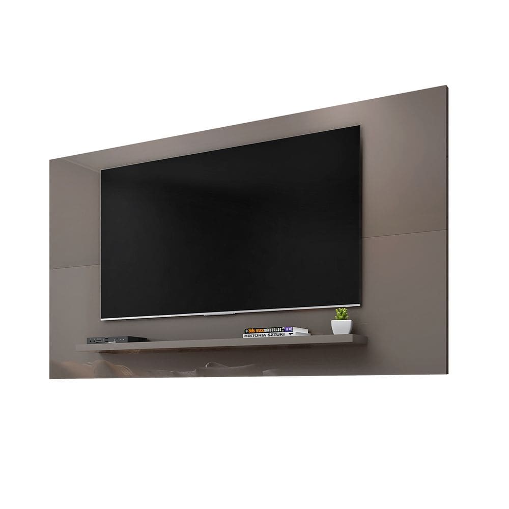 Painel P/ TV Esmeralda 1.58 Cinza Perola - Casa D