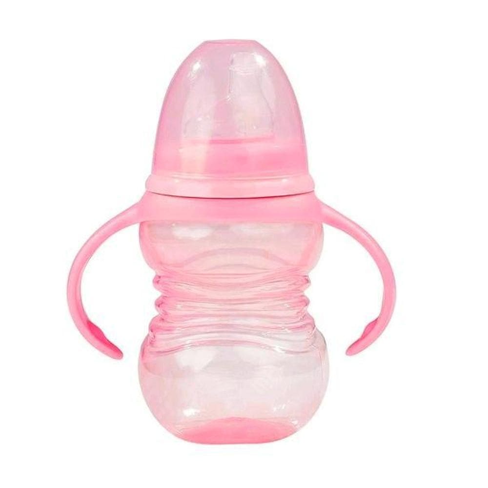 Copo De Treinamento Com Alça Buba Bico Silicone  6m+  Rosa