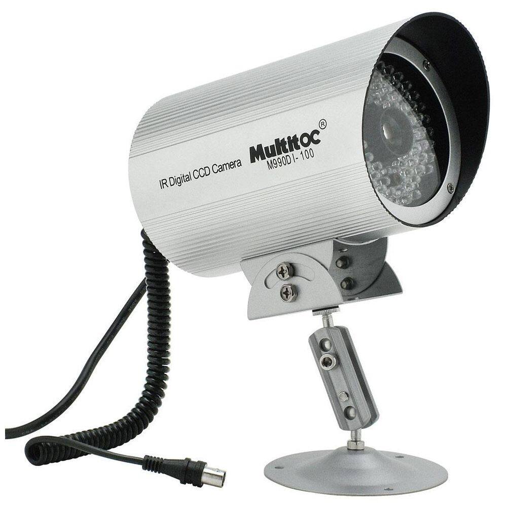 Câmera Ccd Color Ir100 1/ 3 Sharp 420 Linhas 100Mts