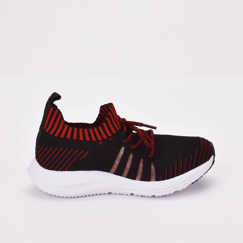 TENIS KIDY ENERGY RESPITEC PRETO/VERMELHO- Kidy