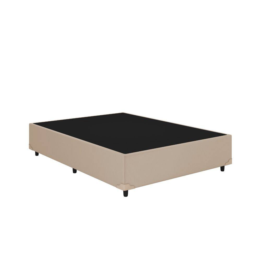 Base Box Casal Corino Bege 138x188 Blindado