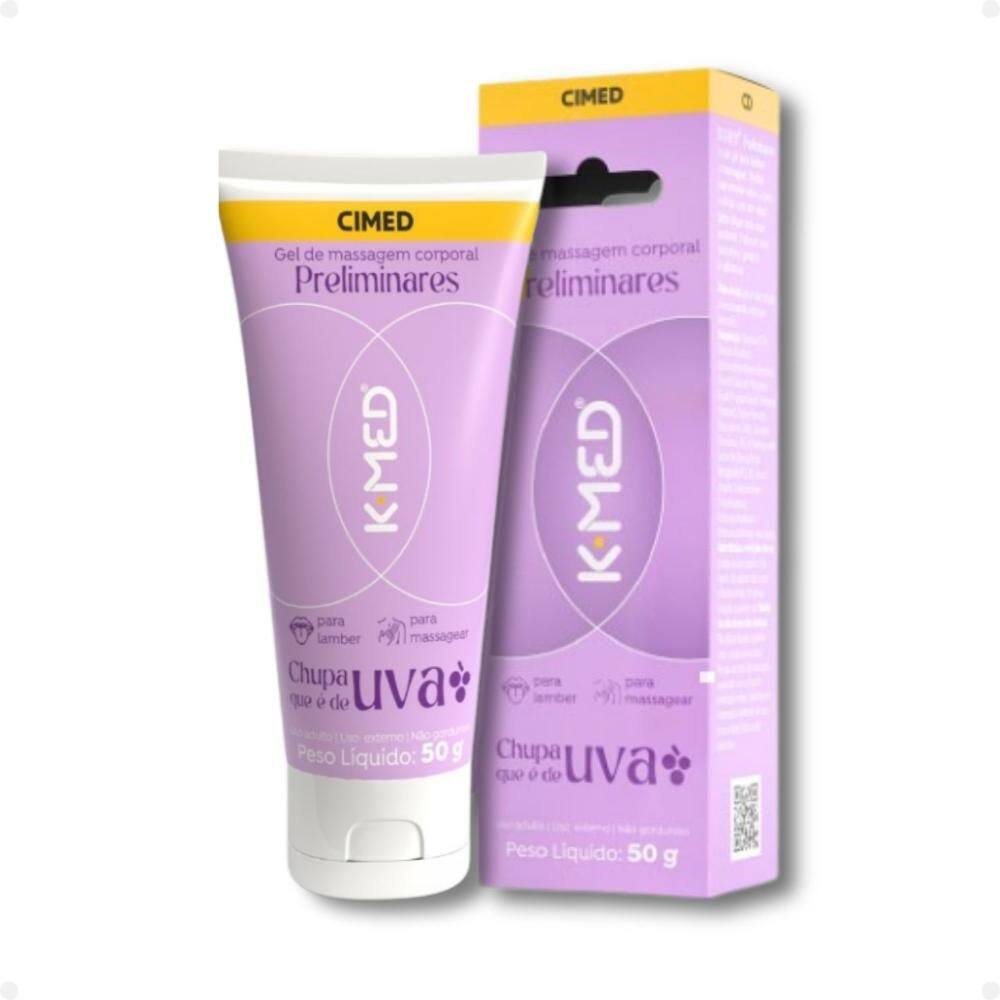 Gel De Massagem Corporal Preliminares Chupa Que É De Uva 50g