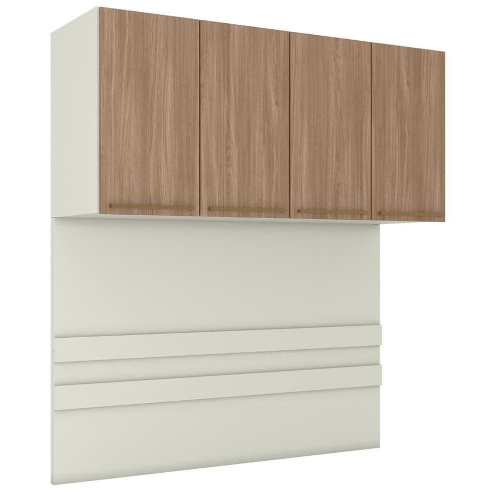 Ponte Casal Modulado 4 Portas 185x165 Cm Seletto Areia Jequitiba Henn Areia Jequitiba