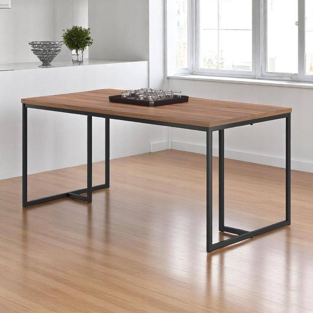 Mesa De Jantar Nióbio 1,36 Nogueira