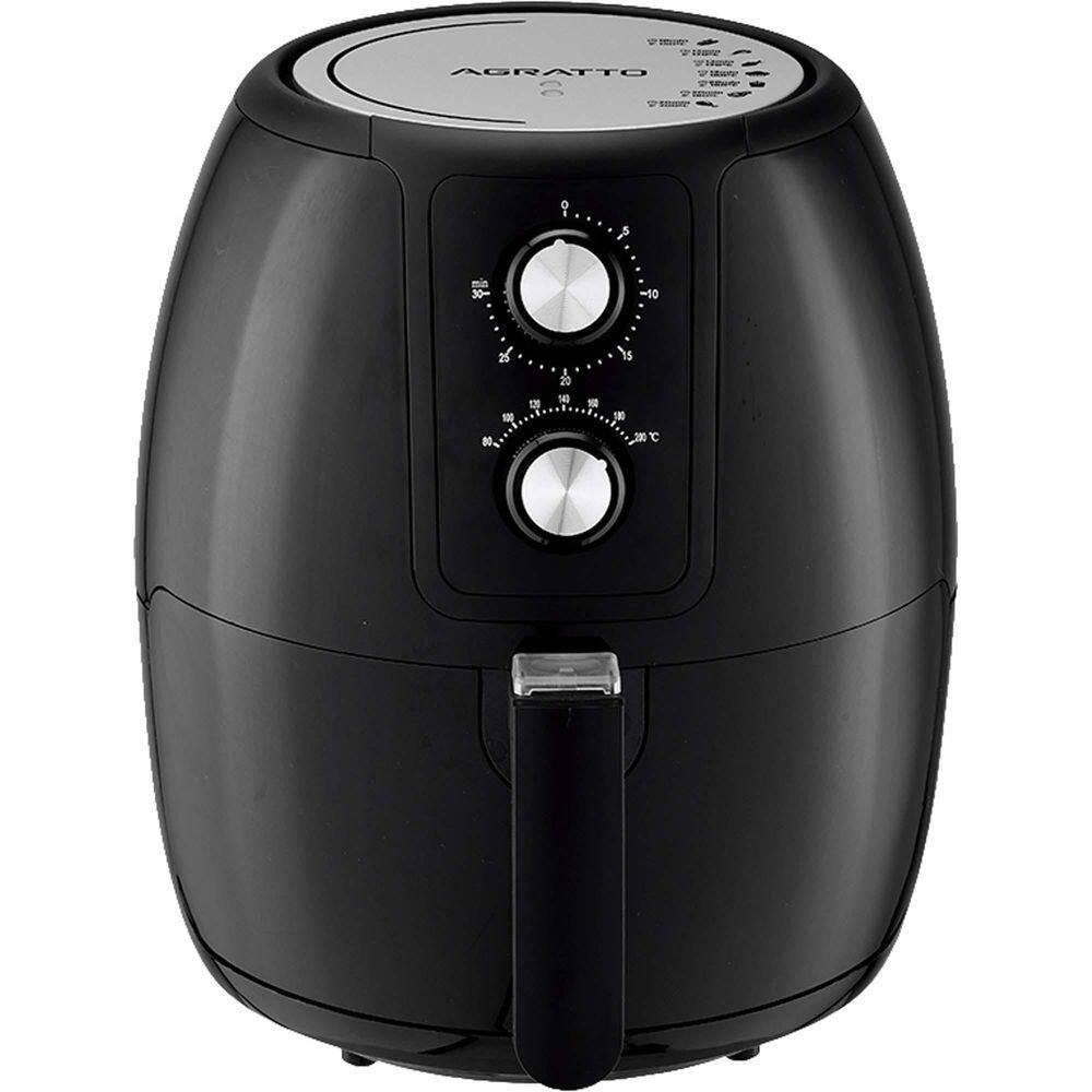 Fritadeira Eletrica Supremma Digital Preto 3,6l Agratto 220V
