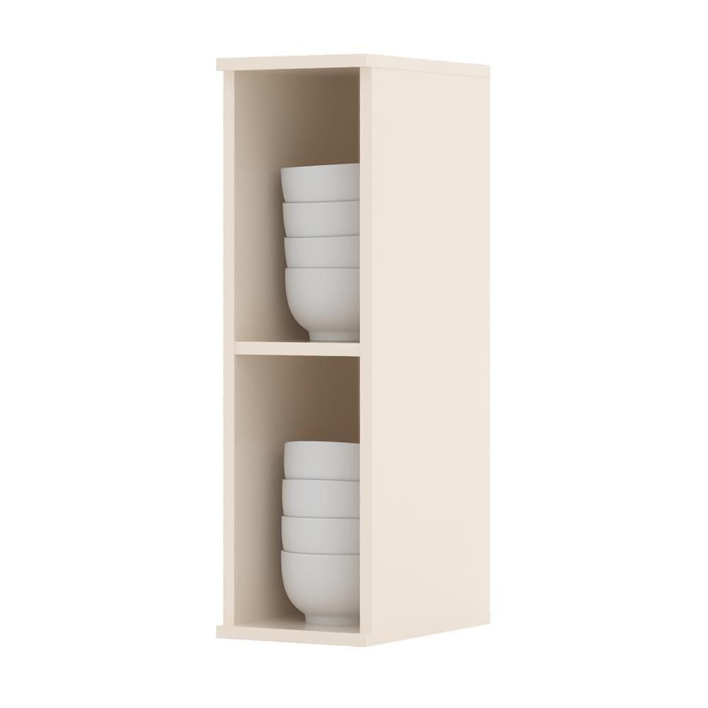 Armário Aéreo Nicho 20cm Connect Off White - Móveis Henn Off White