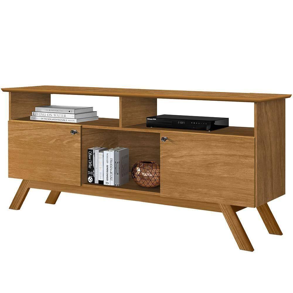 Rack Bancada Para 43 Pol Amsterda 140 Cm Nature Tebar Nature