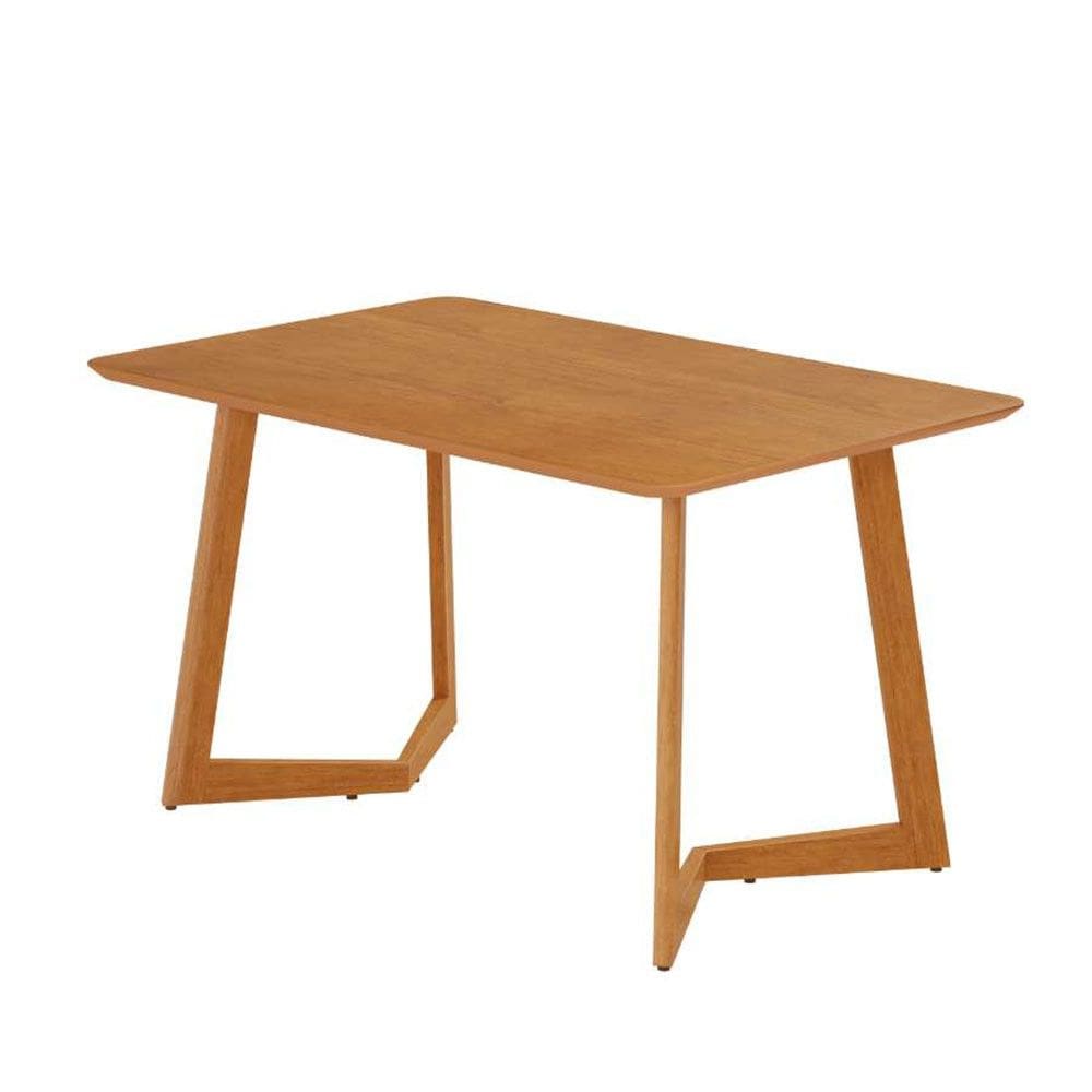 Mesa de Jantar Fineza Tampo Amadeirado 180x90cm Pés Madeira Maciça JCM