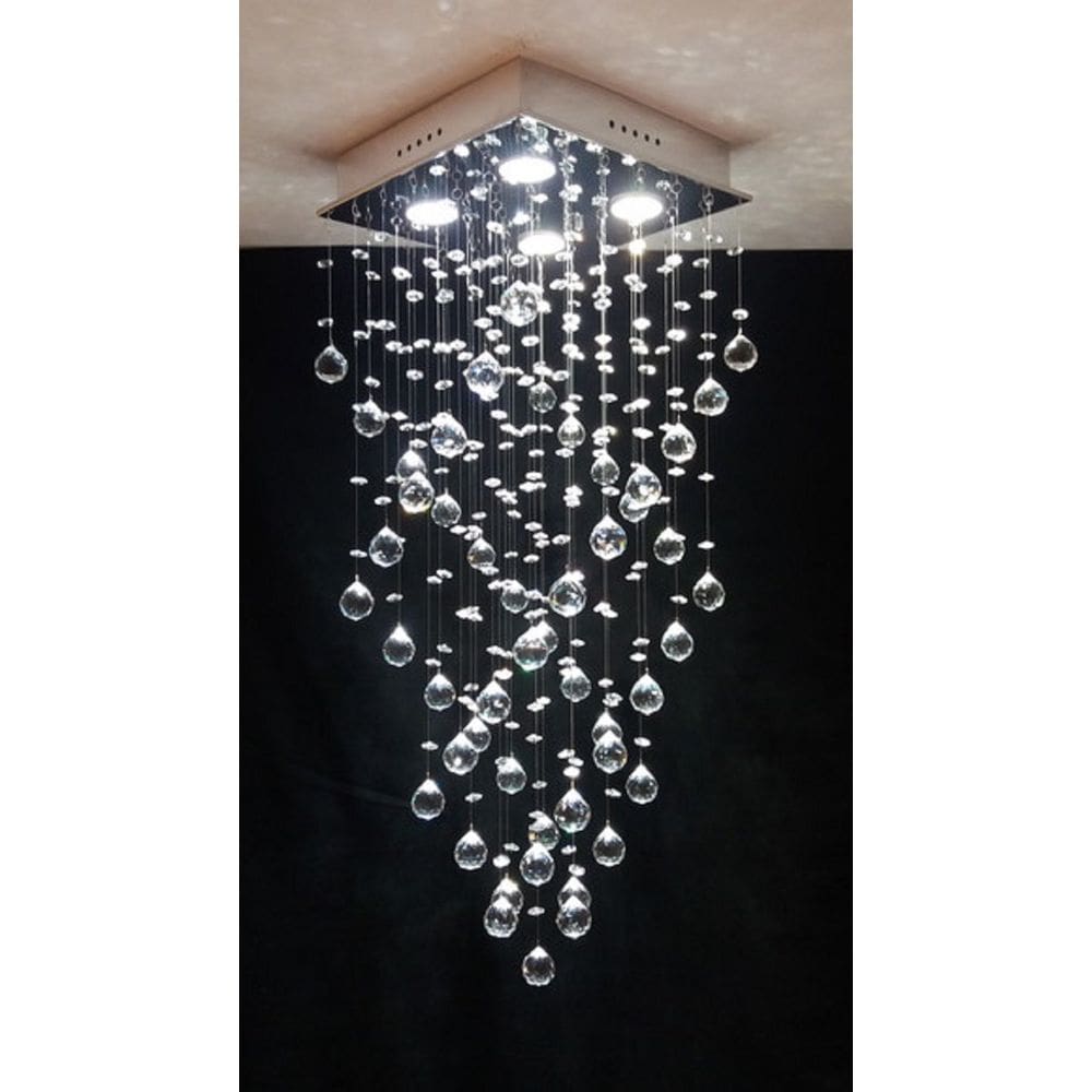 Lustre para sala, quarto, hall, sala de jantar, cozinha em Cristal K9