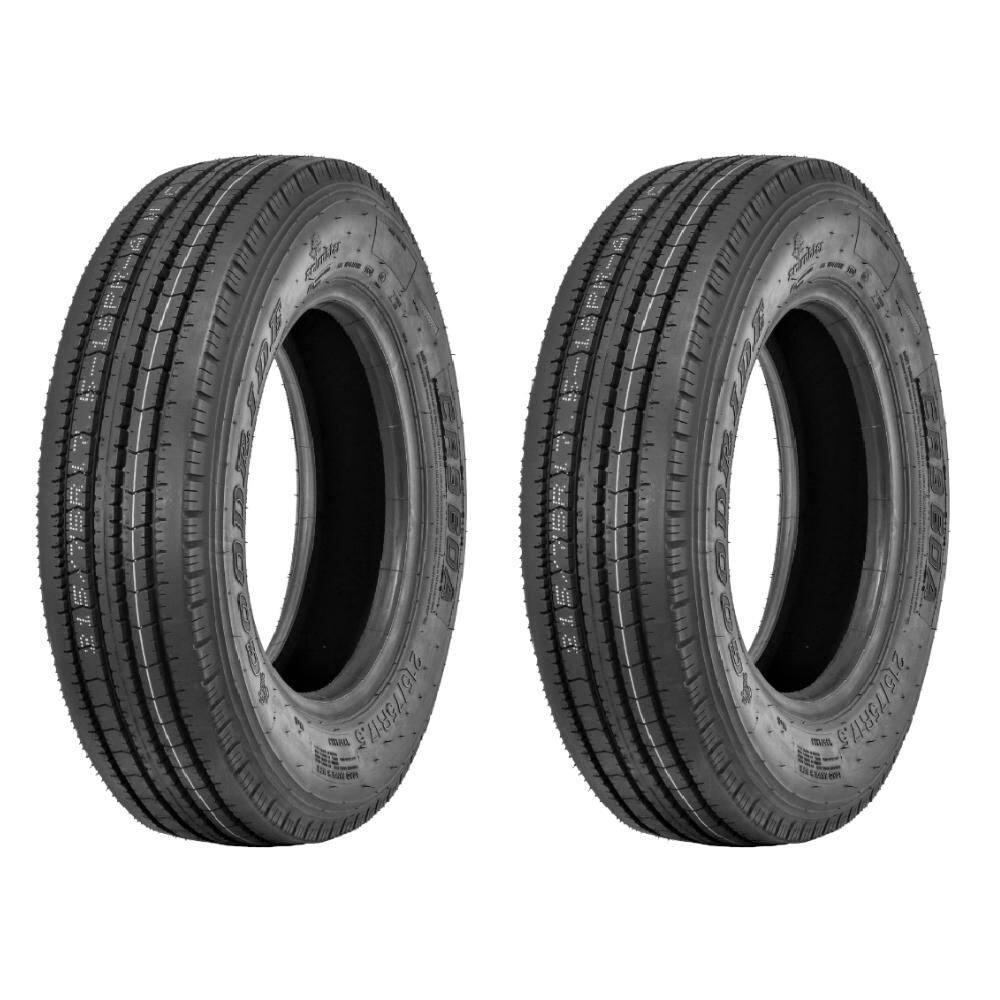 Kit 2 Pneus 215/75R17.5 Liso 16 Lonas 135/133J CR960A Goodride