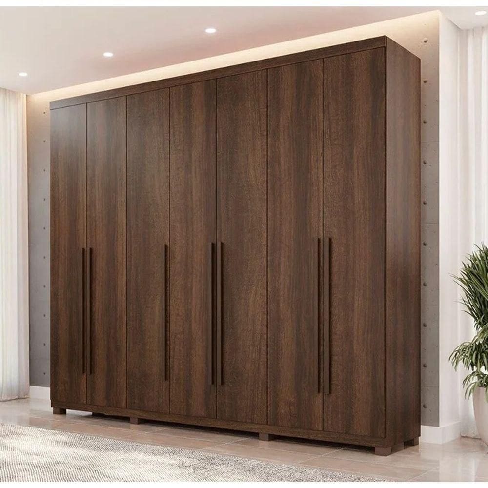 Guarda Roupa Istambul 7 Portas mdf Imbuia - Benetil