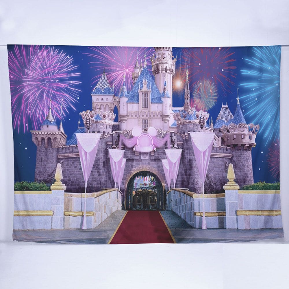 Painel de Festa Retangular Castelo de 6,00x3,00m - Fera Print