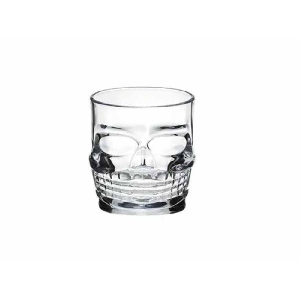 Copo Baixo Vidro 290 Ml Caveira Hauskraft