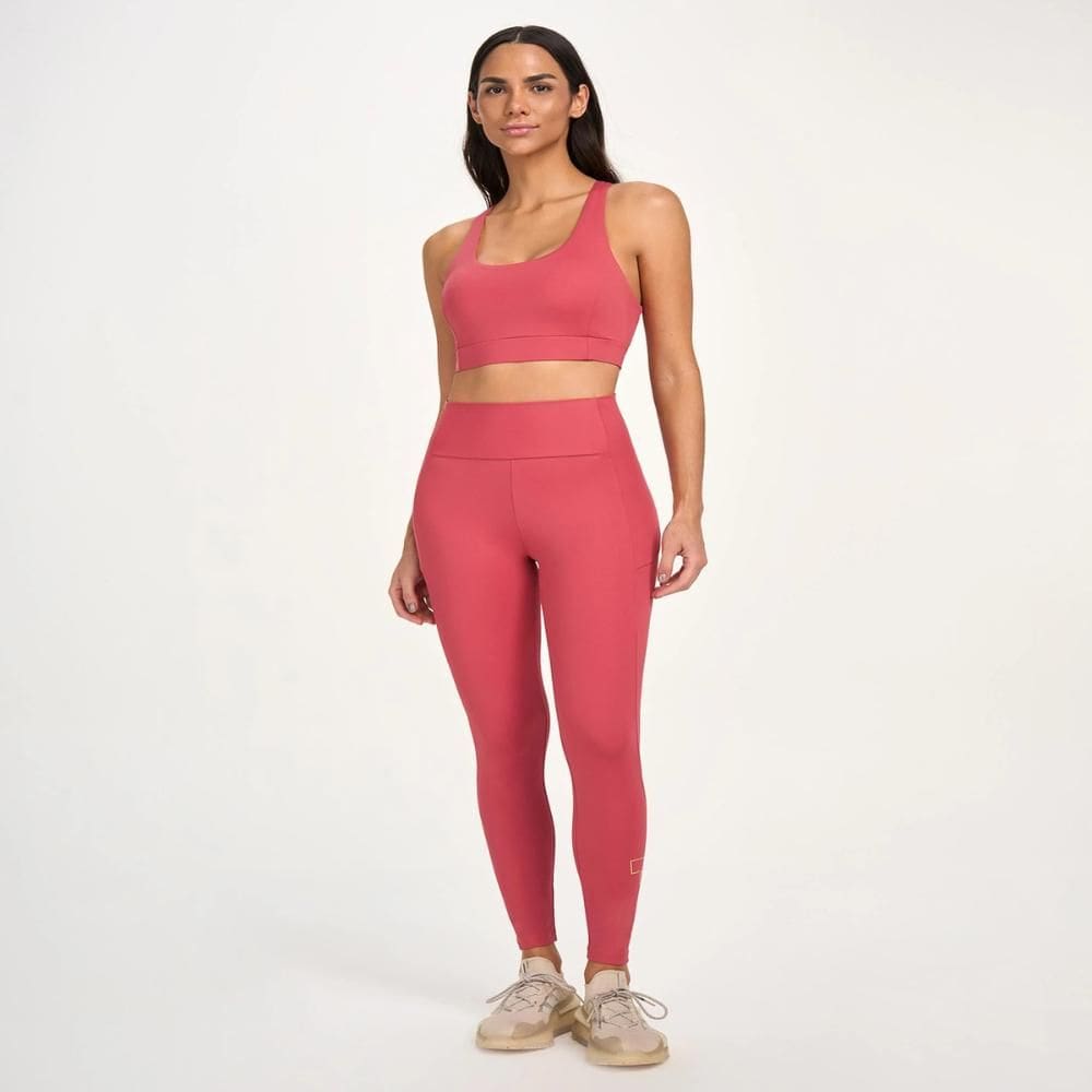 Calca Feminino Legging Alto Giro Recorte