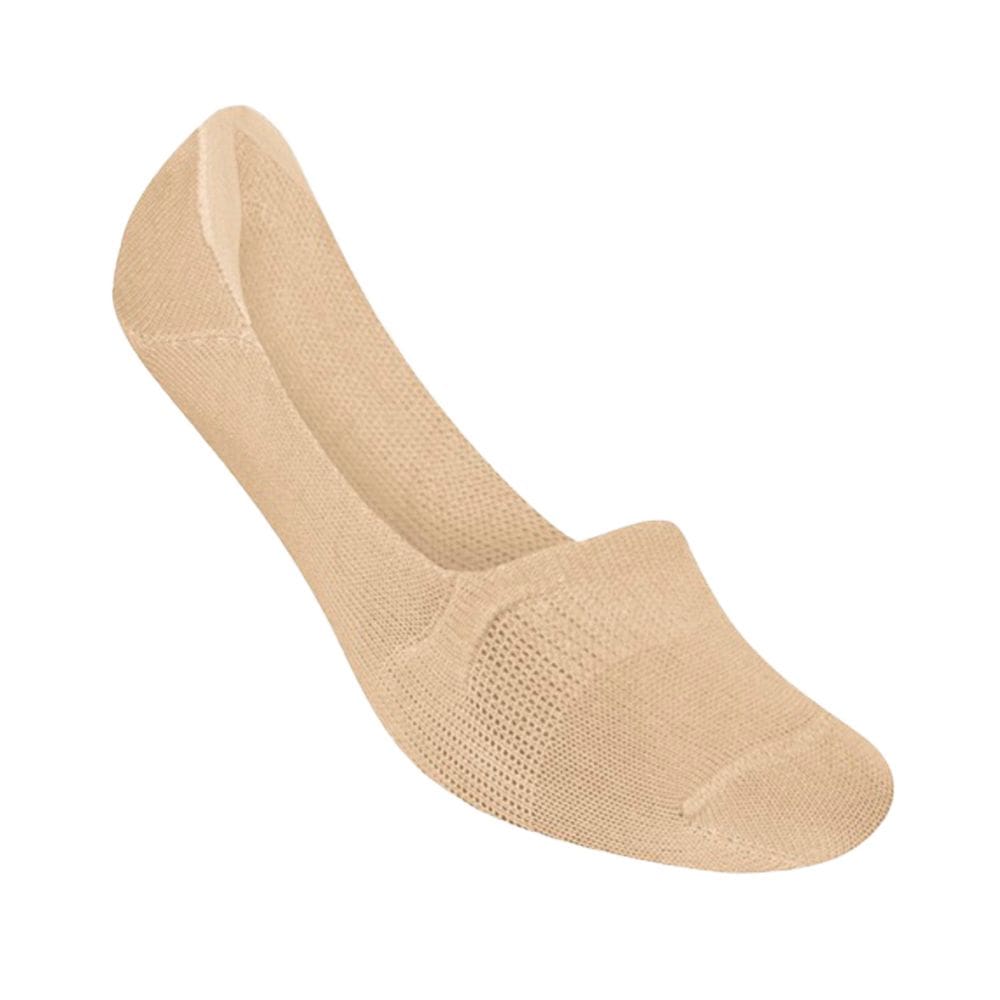 Meia Feminina Sapatilha Invisível 34/38 Fio de Silicone Anti Deslizante
