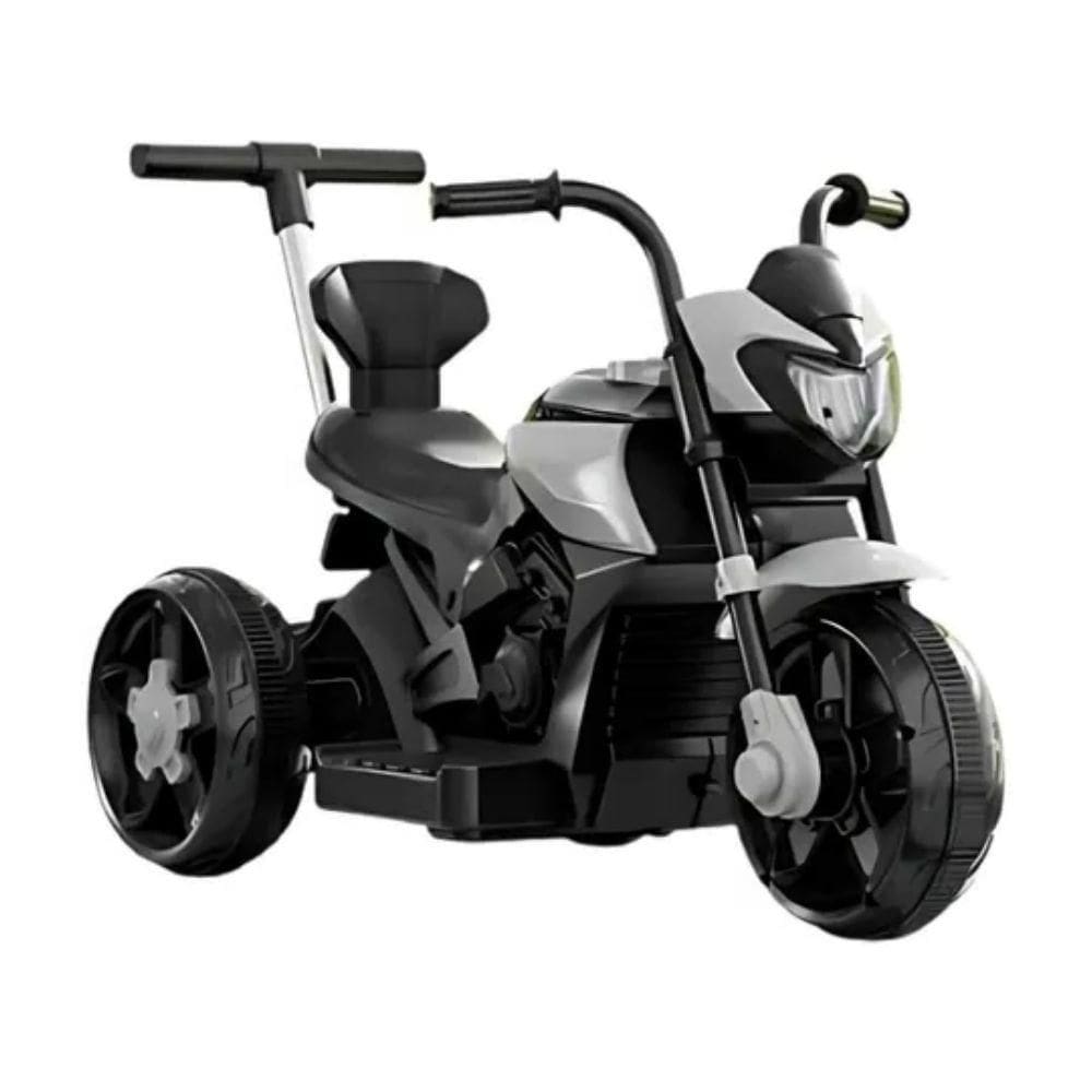 Moto Elétrica Infantil Race 6v Com Sons, Luzes e Empurrador Dirigível Unitoys