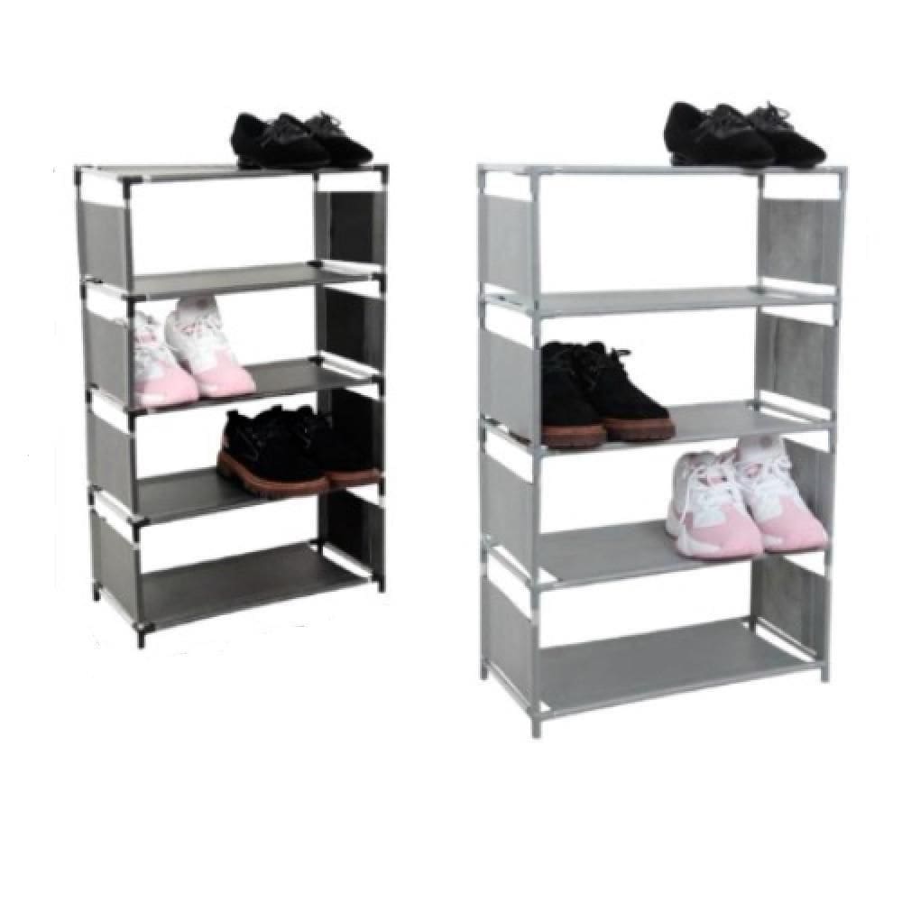 Sapateira 5 Prateleiras Estante Organizador Multiuso Tênis Brinquedos Roupas Porta Treco Lavanderia Quarto Sala