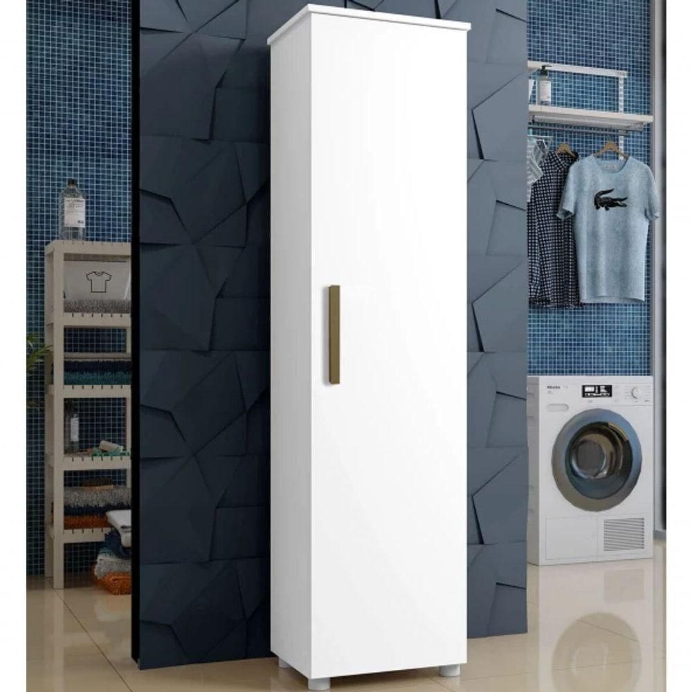 Armário Multiuso Jasmin 1 Porta Kaiki Móveis - Branco
