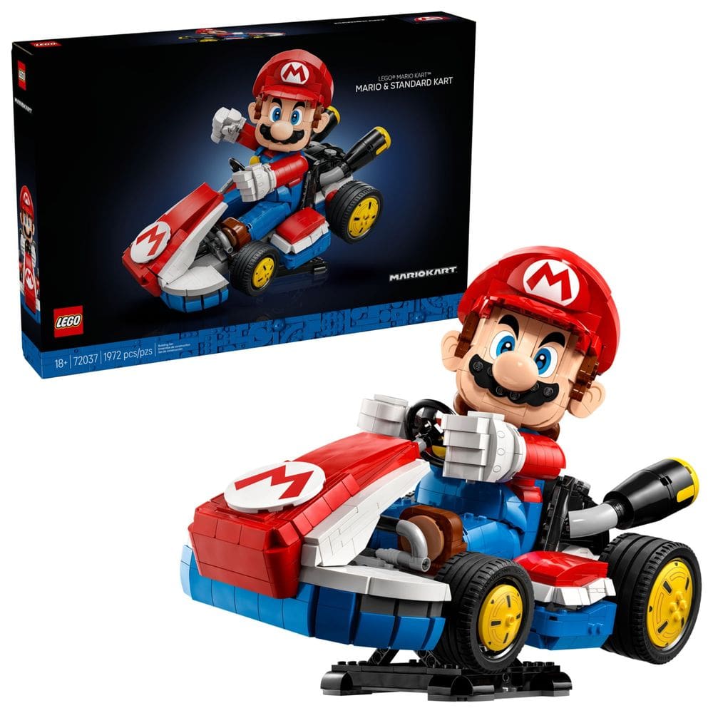 Blocos de Montar - Mario Kart: Mario e Kart Padrao LEGO DO BRASIL