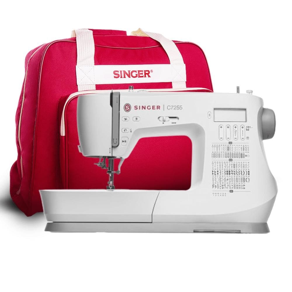 Kit Máquina de Costura C7255 e Bolsa de Transporte Bivolt