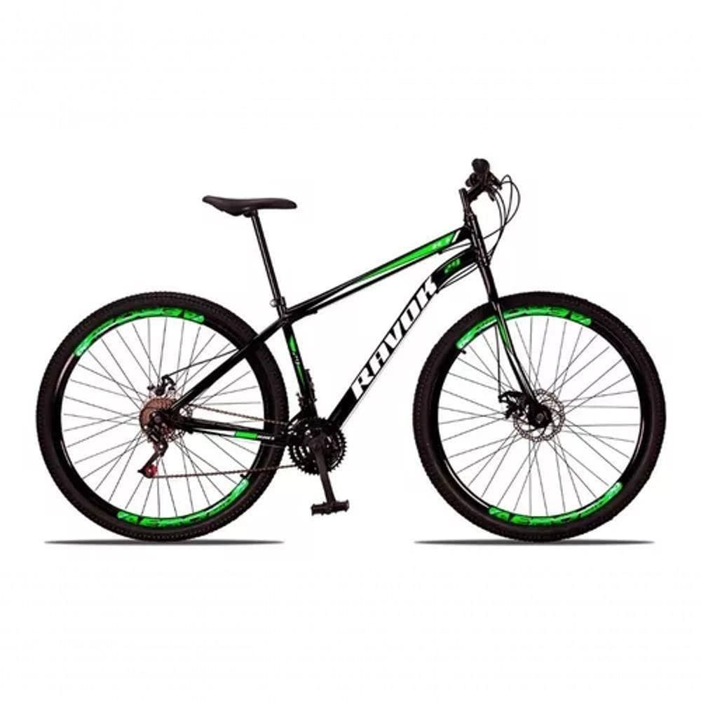 Bicicleta Aro 29 Shimano Traseiro Aço 21 Velocidades Marchas Cor:verde