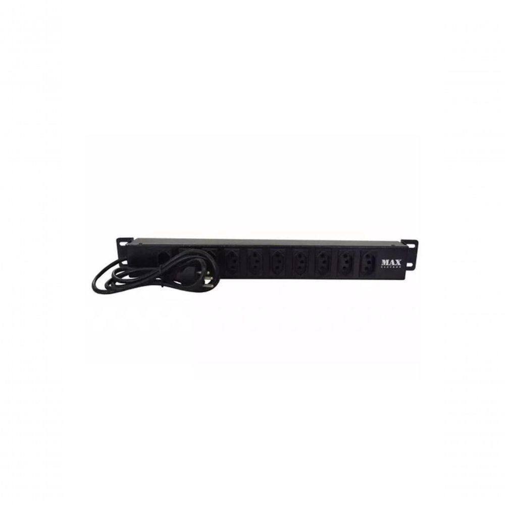 Regua Eletrica Max Eletron 19 10 Tomadas 10 Amperes